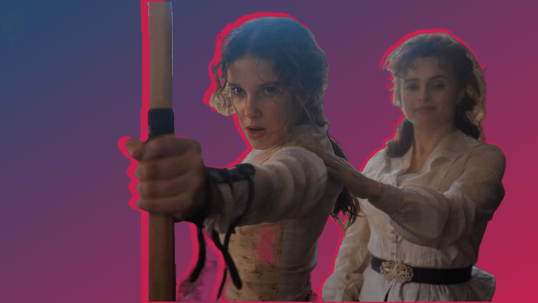 Cena de Enola Homes representando o Método AIDA